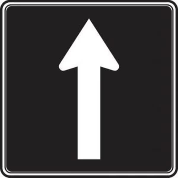 Accuform TRAFFIC SIGN 24 X 24 ENGINEERGRADE FRR014RA FRR014RA - main